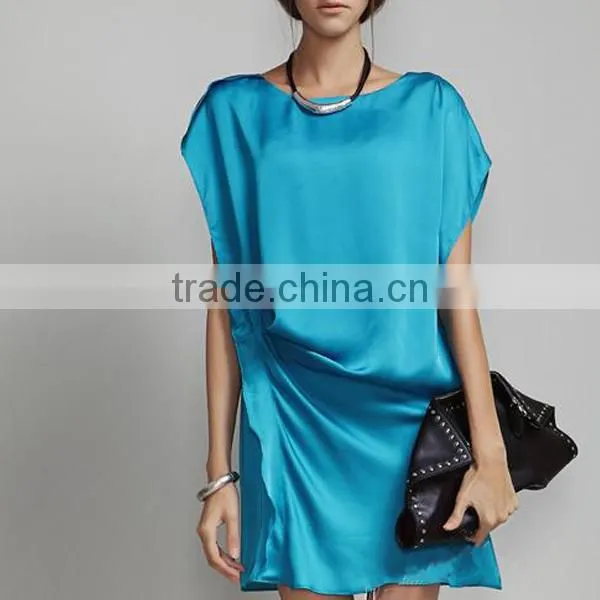 Wholesale fancy ladies tops new designs plus size batwing sleeves fancy ladies tops latest design