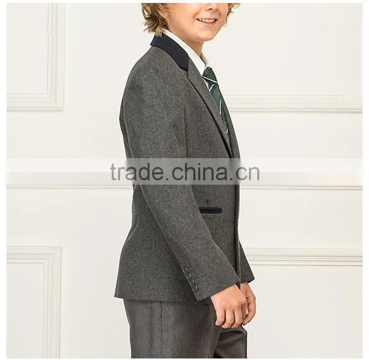 Junior School Uniforms Custom Grey Suit Sets For Graduation Or Party