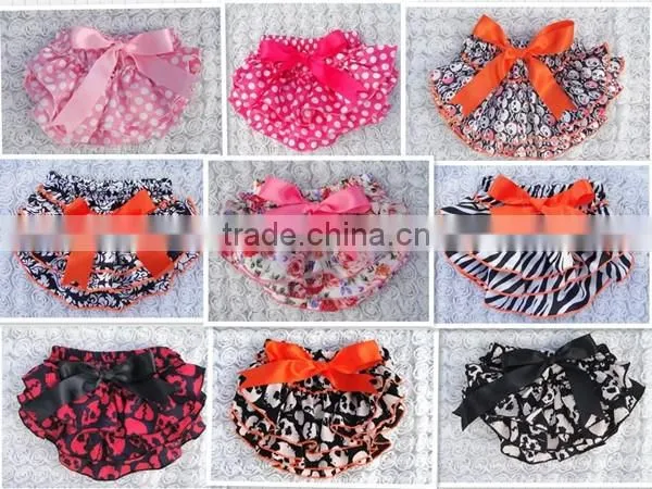 Adorable baby diaper, satin baby bloomers, wholesale baby ruffle bloomers