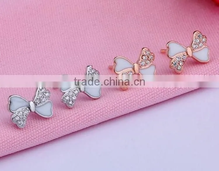 Fashion 925 Sterling Silver 2016 Latest Design Square Earring