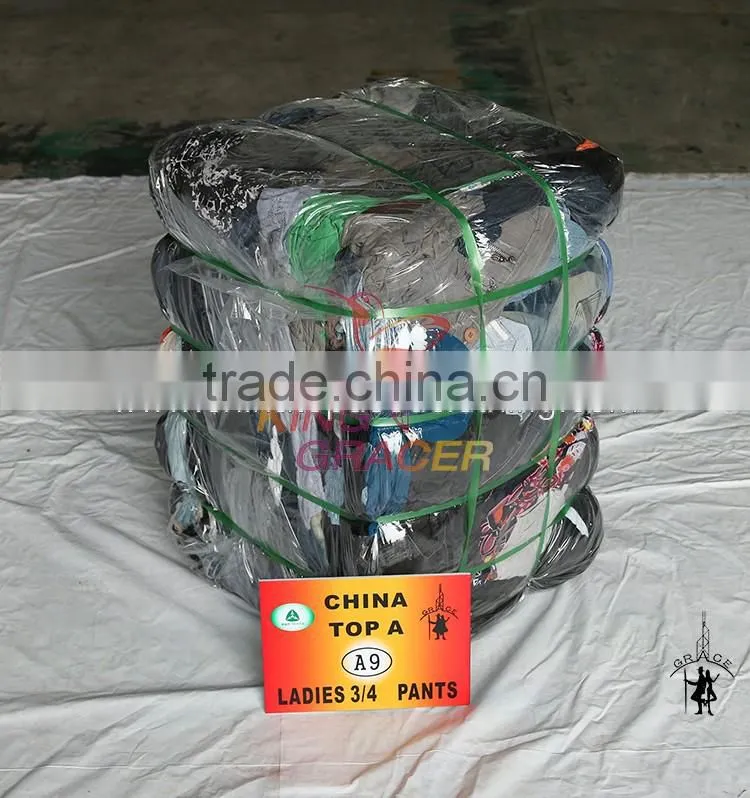 From china Second Hand Ladies 3/4 Pants Used Clothing Malaysia/New York style