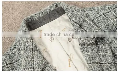 casual England style color men coat winter coat