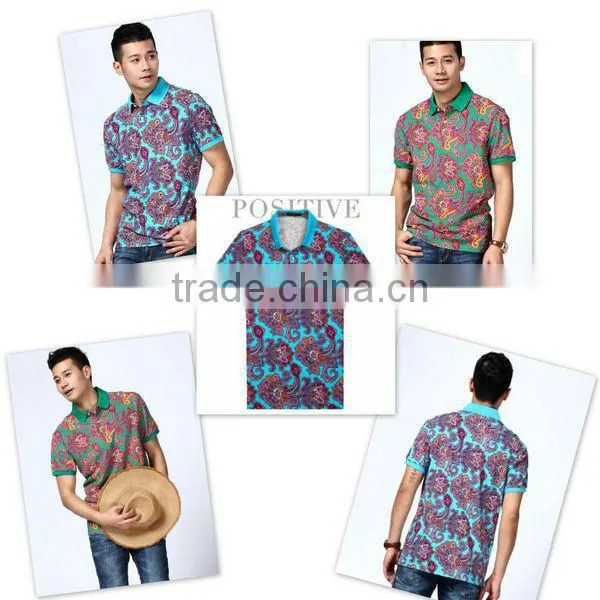 Custom-made fashion handsome plain polo shirt