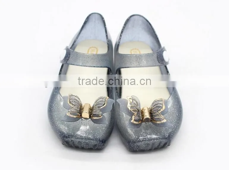Butterfly kids jelly shoes, mini melissa butterfly shoes