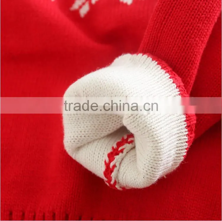 Wholesale Kids Knitted Sweater Boys Little Deer Pattern Sweater Pullover