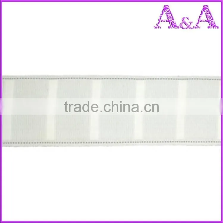high quality silver eyelets curtain tape with rings