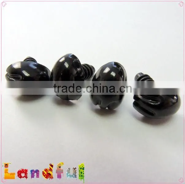 12mm EN71 Approved Plastic Black Soft Plush Animal Safety Koala Nose