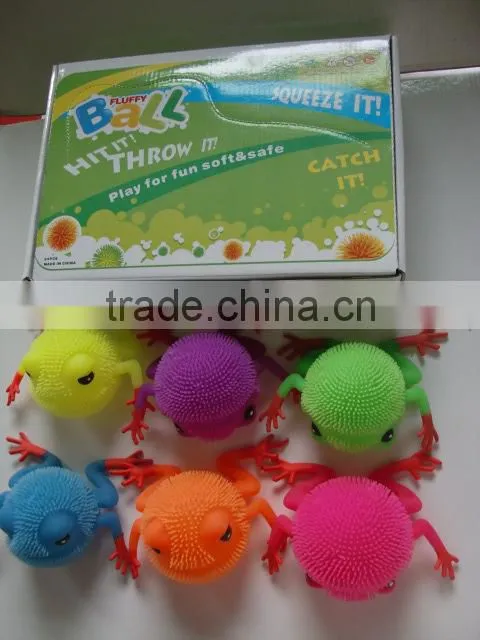 animal Cheap Monster Flashing Puffer Ball For Kids
