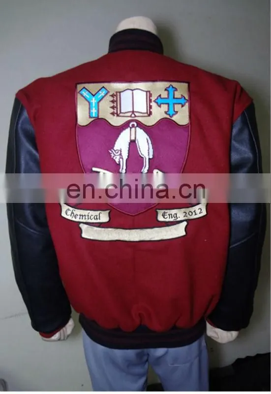 Stand Collar Slimming PU-Leather Splicing Long Sleeve Cotton-Padded Jacket For Men
