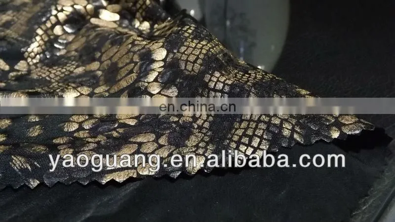 Lady dress print leopard fabric