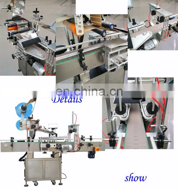 HIG servo motor economy automatic flat surface labeling machine