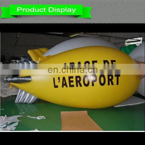 High Quality Digital Printed Inflatable Zeppelin , Inflatable Advertising Blimp for Events