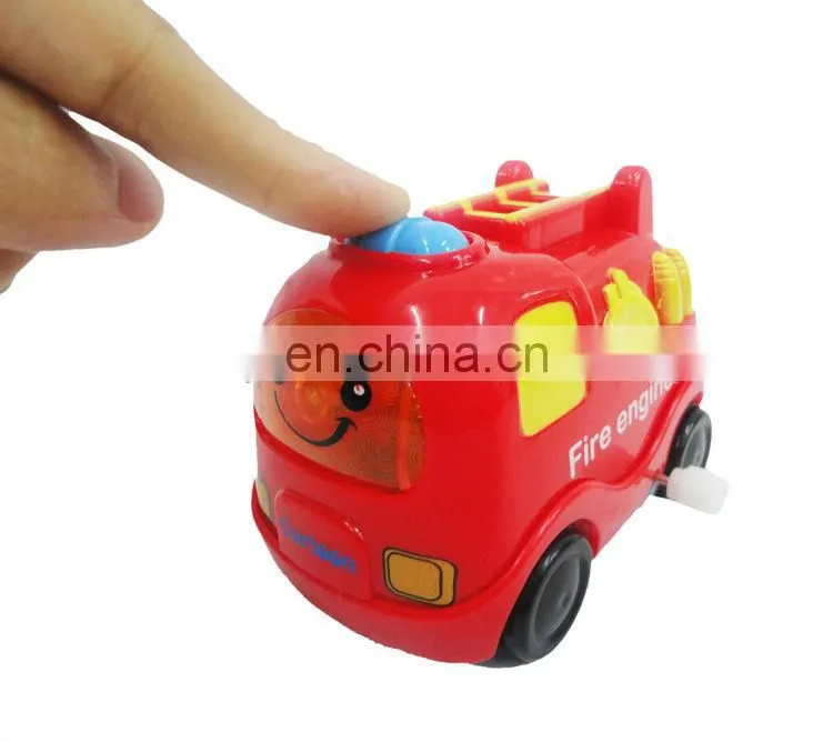 6 pcs newest kids cartoon plastic toy wind up car