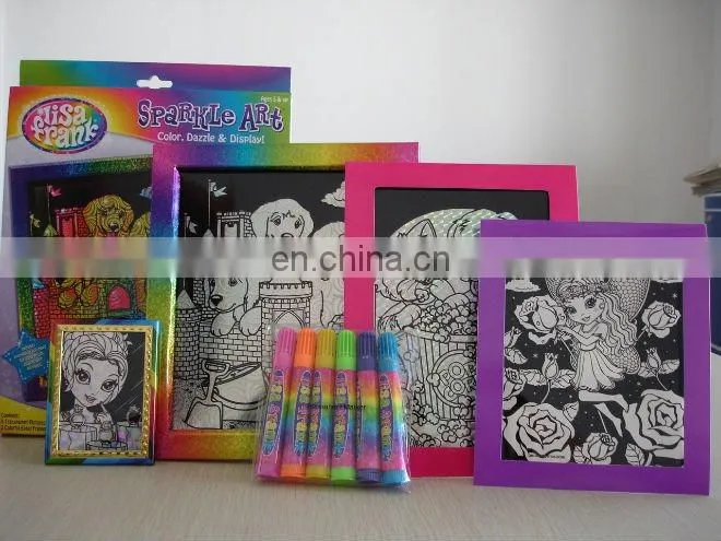 DIY Sparkle Art Frame Set