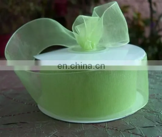 wedding beautiful decoration festival celebration colorful snow organza ribbon