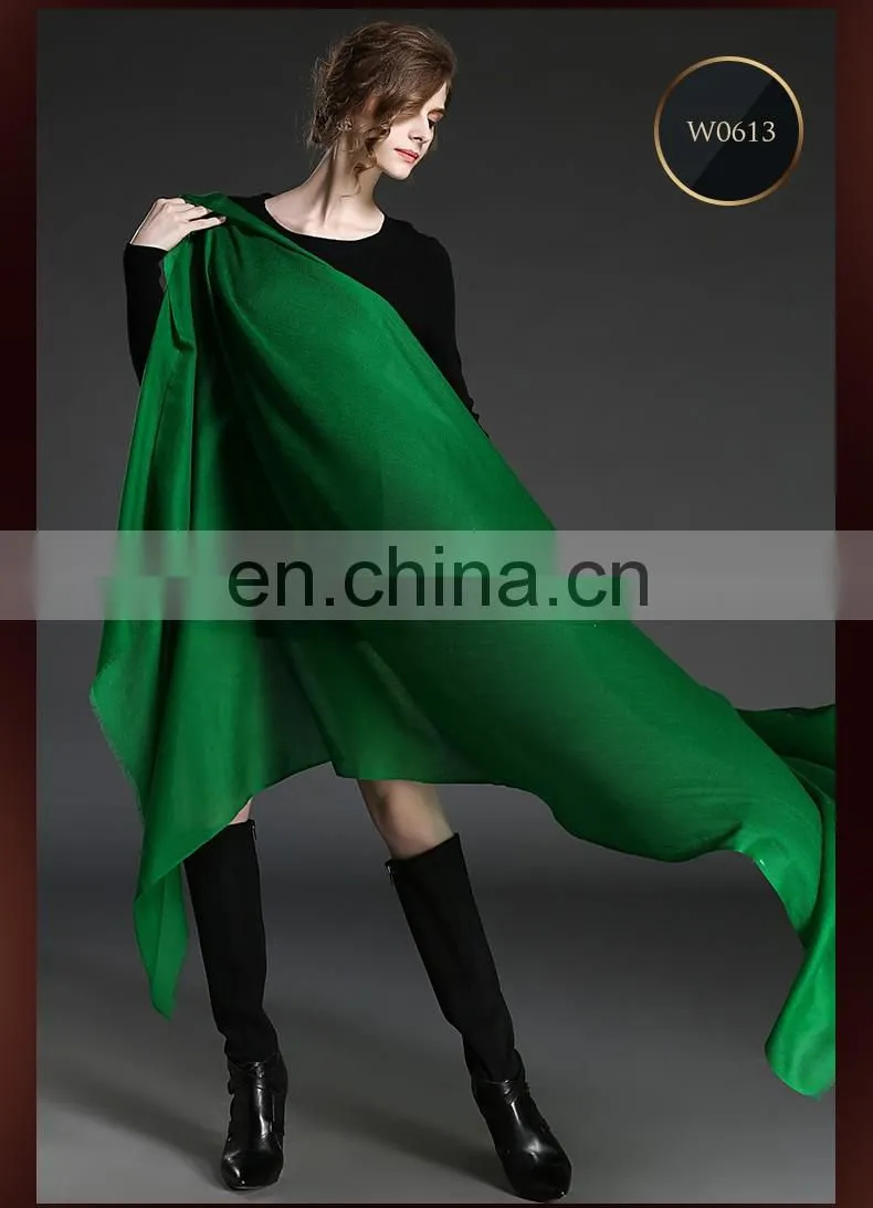 Pure color cashmere scarf shawl
