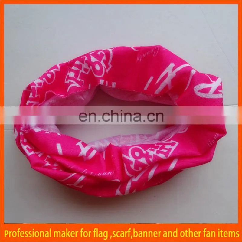 printed cotton tubular bandana