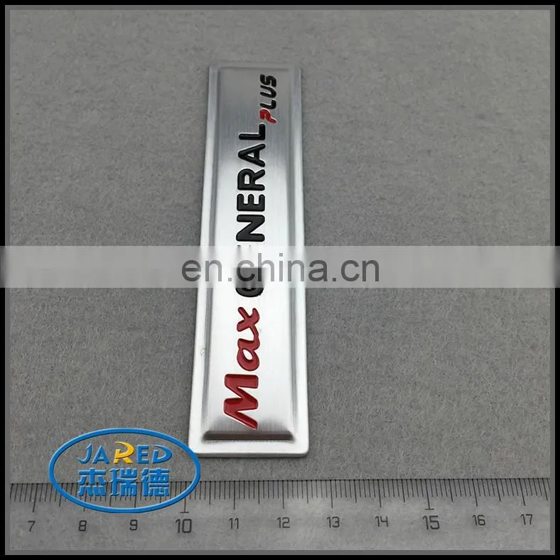 customized aluminium name badge name label