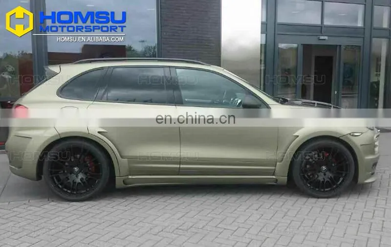 Auto tuning style car spare parts HM wide design FRP fiber glass material body kit for porsch-e cayenn-e 958 body kit 2011-2014