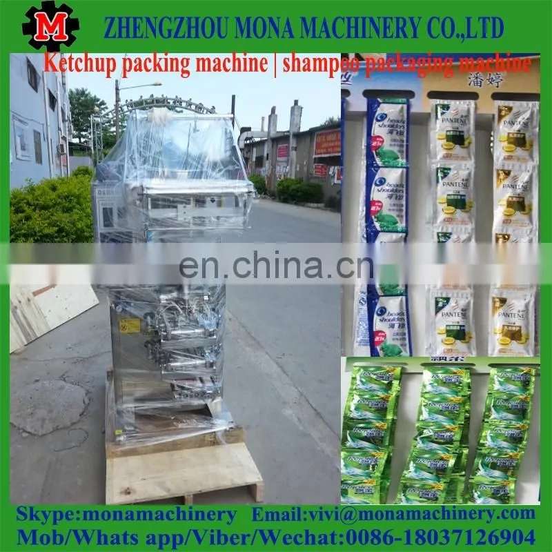 Automatic Liquid Ketchup,Honey, Sauce,Shampoo sachet water packaging machine