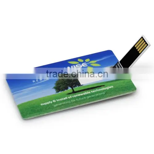 promotional super thin credit card usb flash drive
