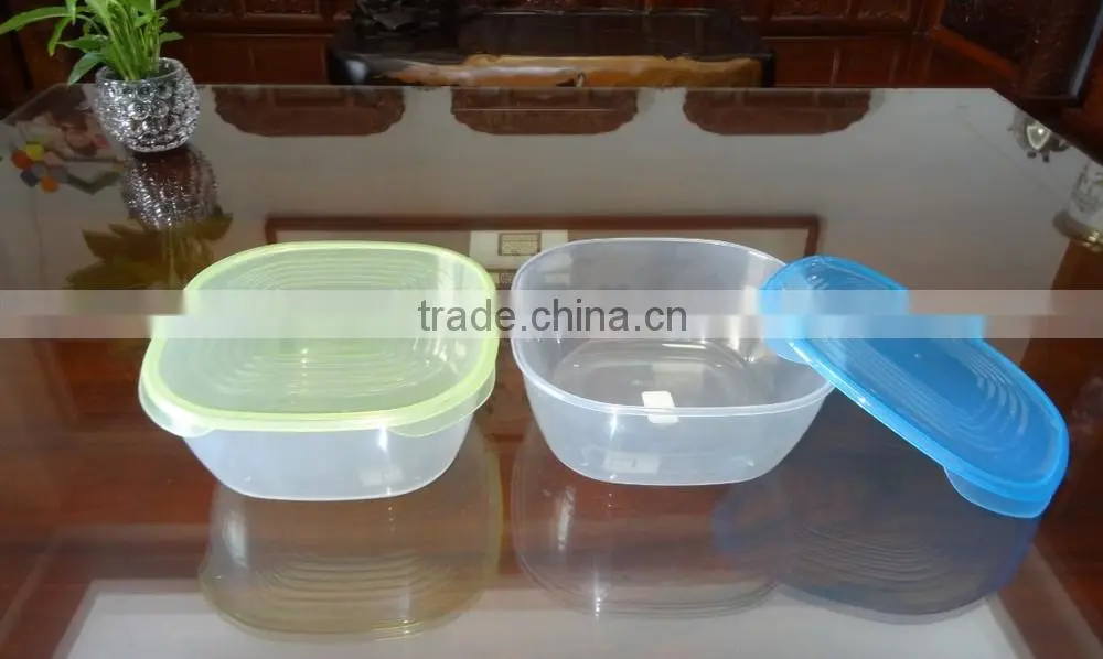 2200ml Square plastic food storage container / food storage box, microwavable