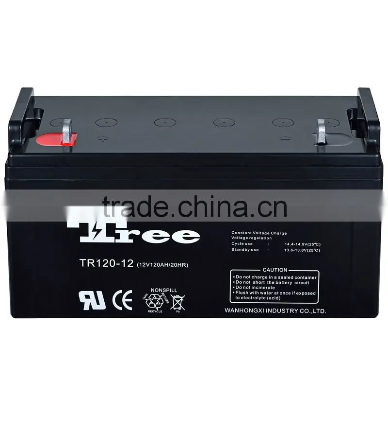 sealed rechargeable battery 12v 120ah gel battery