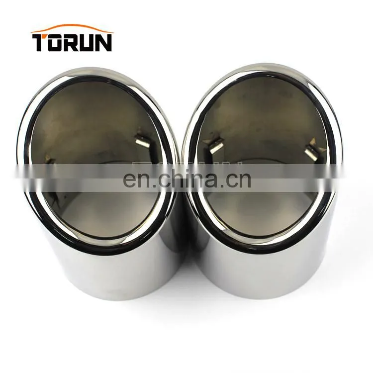 Hot sale high quality Universal car exhaust muffler for audi A6L Mirror polish