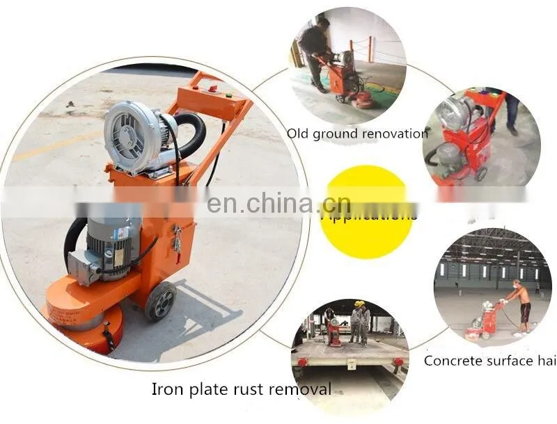 Import floor grinders 8 polishers epoxy concrete grinders from China