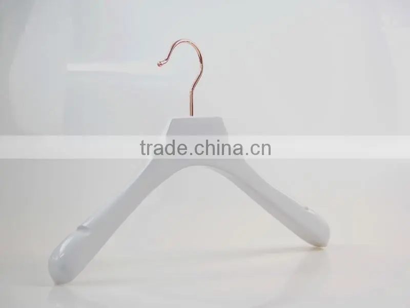 high end wooden hanger matched sets with gold hardware