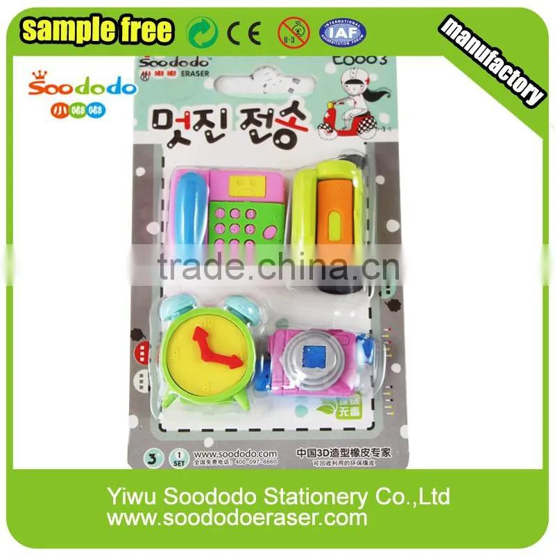 3D vegetables and fruit eraser sets
