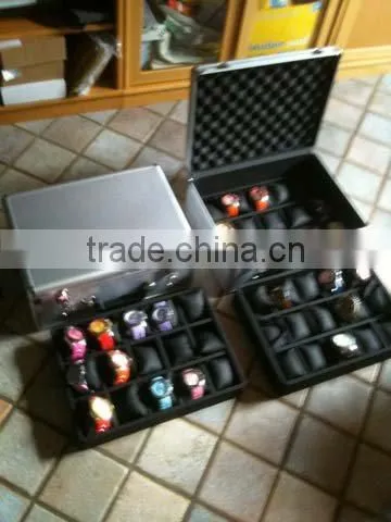 fashion watch carrying mini aluminum case aluminum display box wholesale