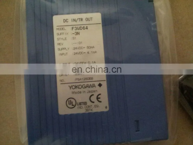 YOKOGAWA PLC F3WD64-3N S1 DC IN/TR OUT Module 24VDC High Quality Genuine