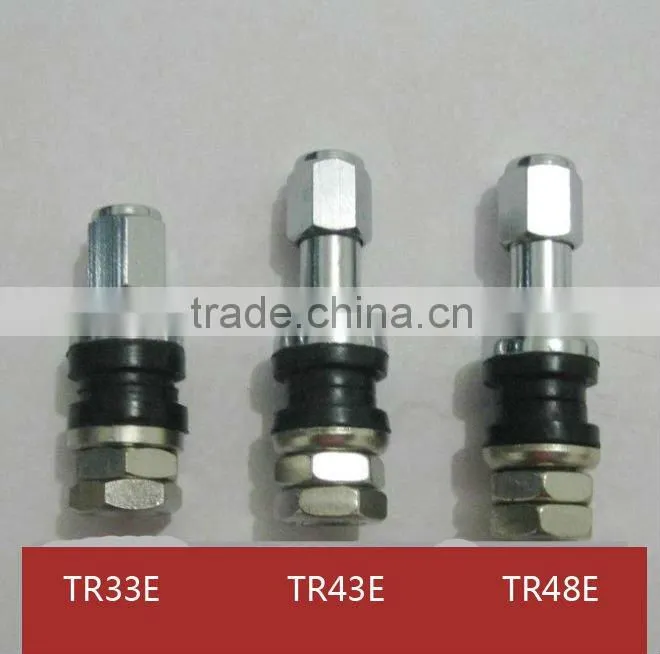Passenger snap in tubeless tire valve TR43E TR48E