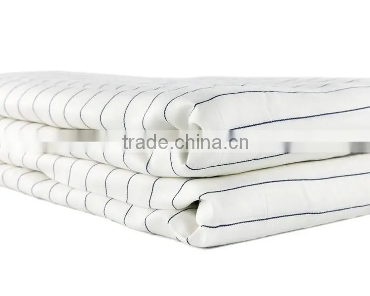 yarn dyed linen cotton stripe fabric for ladies blouse & pants