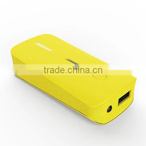 China factory for rechargeable slim portable power bank 5600mAh with lithium battery