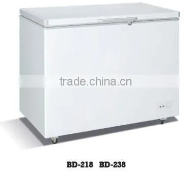 238L Single Open top loading freezer refrigerator top load