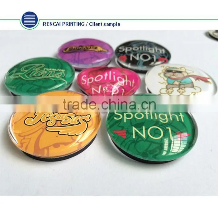80mm size Custom metal fridge magnet