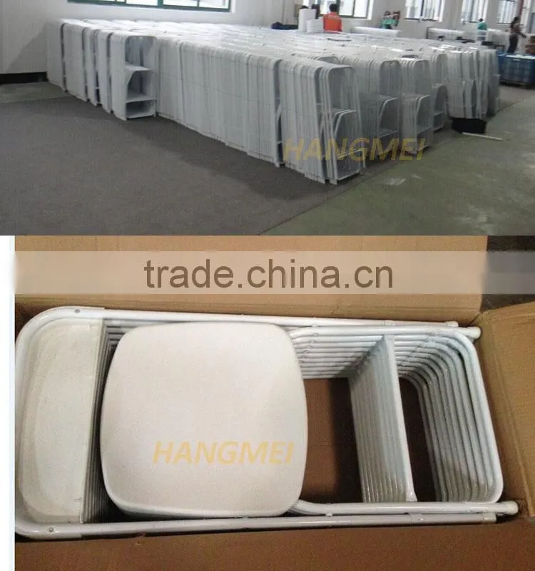 Hot sell cheap outdoor metal plastic folding chair HM-PF7
