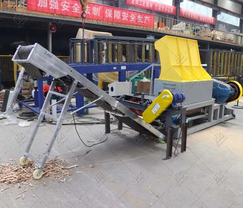 6 wood pallet crusher