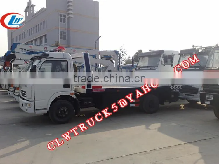 2015 good performance towing platform, Dongfeng wrecker tow trucks for sale