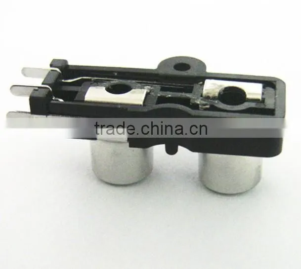 2 holes av RCA jack