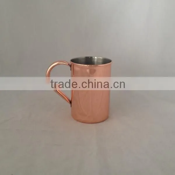 Moscow Mule 100% Pure Copper Mug 16 Ounce with Wooden Gift Box