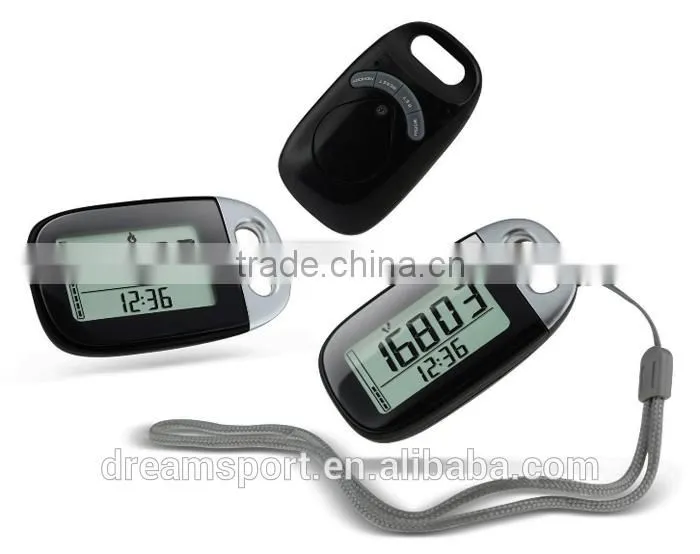 New 2016 3D Walking Pedometer Activity Tracker Multi-colors Monitor Daily Step Count, Distance Travelled (miles or km)