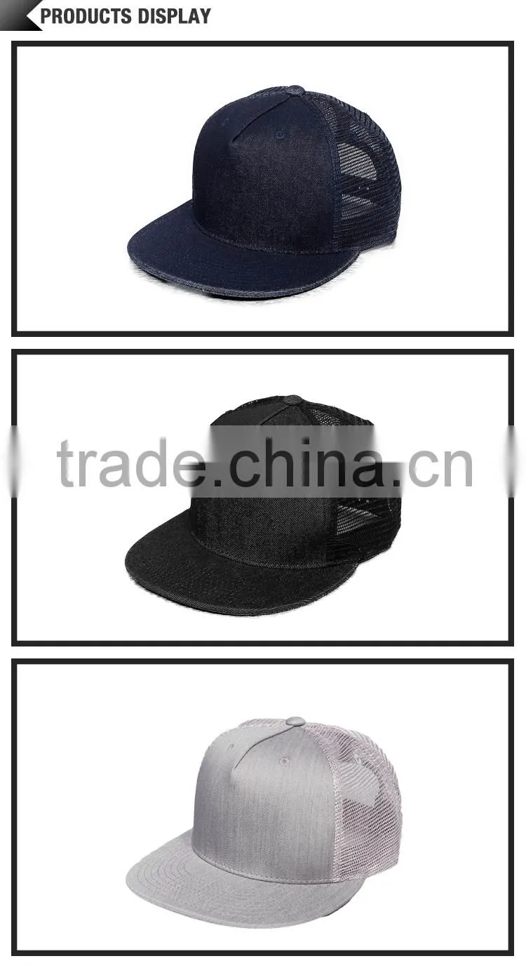 Promotional Blank Snapback Truck Cap for Custom Logo Design