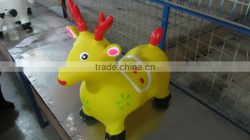 Rid on toy/stock inflatable animal/ hopping animal