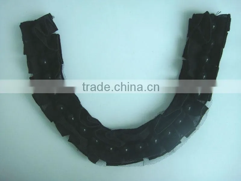 New arrival latest design Fashion women flower lace collar wholesale
