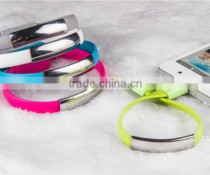 Hot Selling Stainless Men's Women's Bracelet USB Data Cable