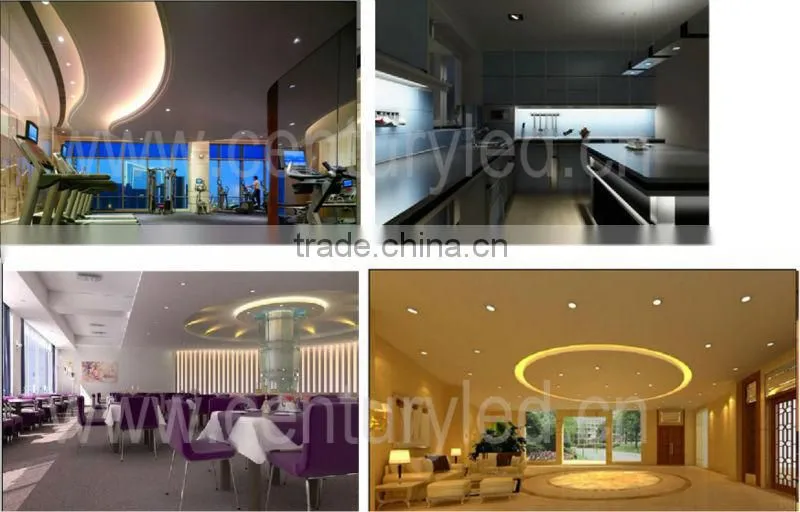 High output commercial led downlights with 150mm cut out