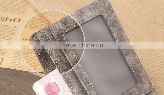 New High Quality Bifold Canvas Wallet Credit Card holder Canvas purse